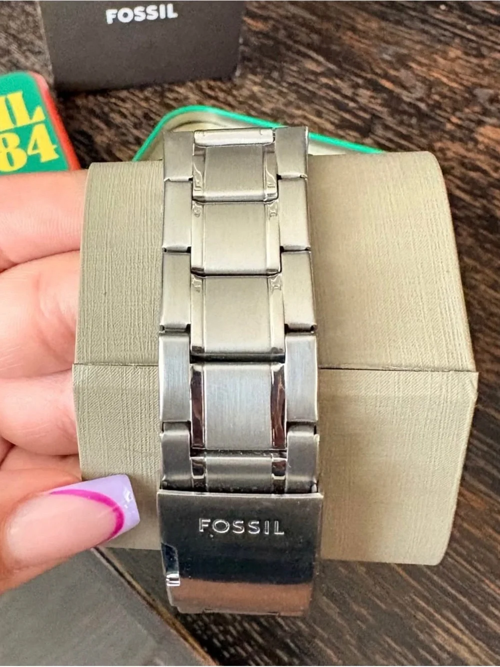 Fossil Flynn Chronograph Watch - Silver and Black